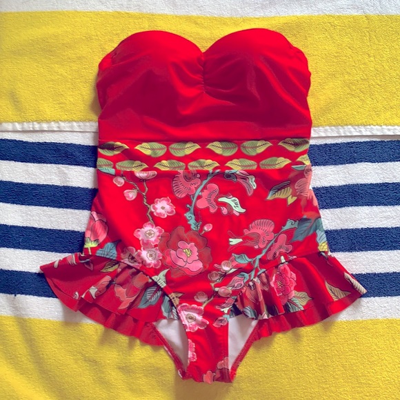 Vintage style Modcloth one piece bathing suit - Picture 4 of 4